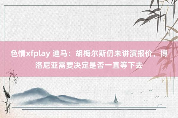 色情xfplay 迪马：胡梅尔斯仍未讲演报价，博洛尼亚需要决定是否一直等下去