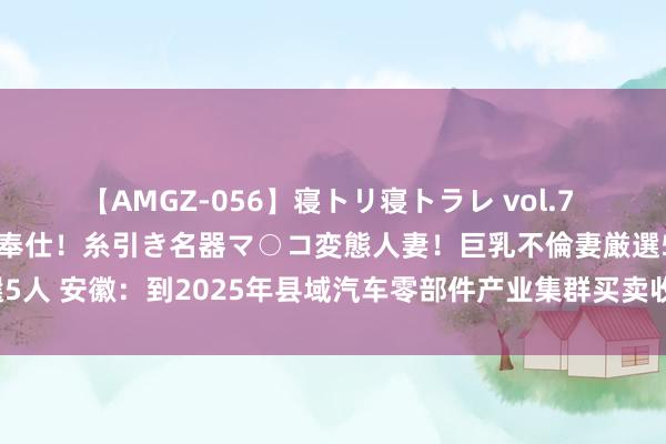 【AMGZ-056】寝トリ寝トラレ vol.7 巨乳むっちむちパイズリ奉仕！糸引き名器マ○コ変態人妻！巨乳不倫妻厳選5人 安徽：到2025年县域汽车零部件产业集群买卖收入达到3500亿元傍边