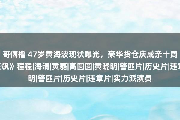 哥俩撸 47岁黄海波现状曝光，豪华货仓庆成亲十周年，浑家是《狂飙》程程|海清|黄磊|高圆圆|黄晓明|警匪片|历史片|违章片|实力派演员